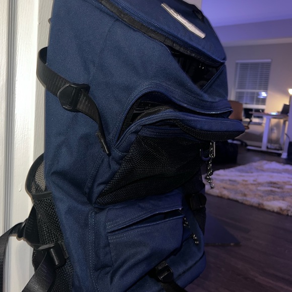 Blue multiple functional backpack - Picture 3 of 4